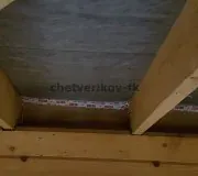 Монтаж утепления карниза, этап 13