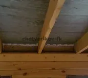 Монтаж утепления карниза, этап 15