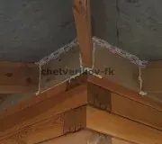Монтаж утепления карниза, этап 17