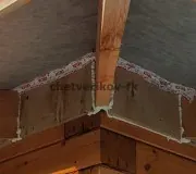 Монтаж утепления карниза, этап 19