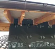 Монтаж утепления карниза, этап 4