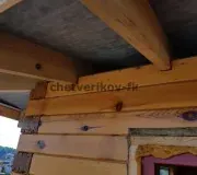 Монтаж утепления карниза, этап 7